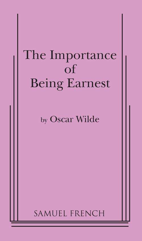 Book cover of The Importance of Being Earnest