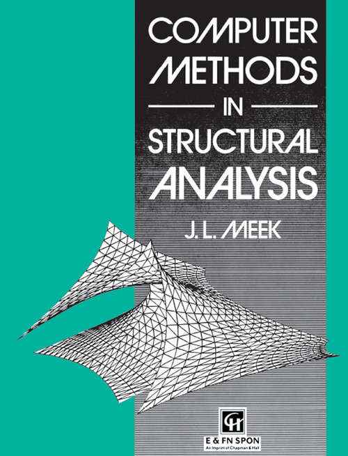Book cover of Computer Methods in Structural Analysis