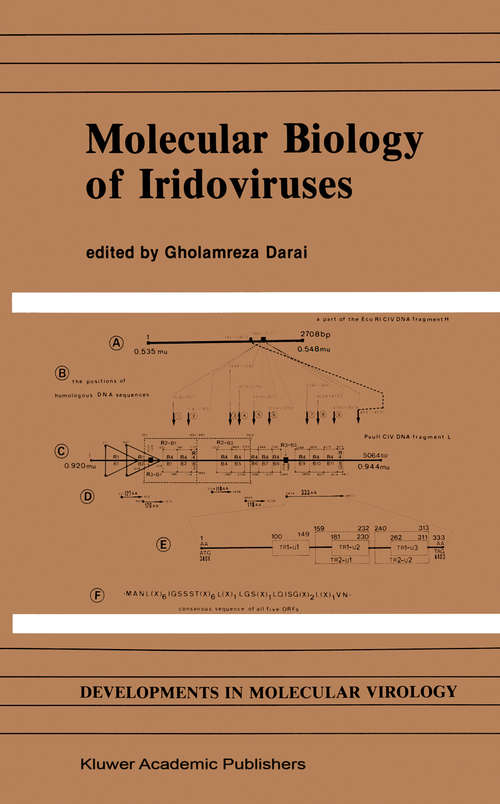 Book cover of Molecular Biology of Iridoviruses (1990) (Developments in Molecular Virology #10)