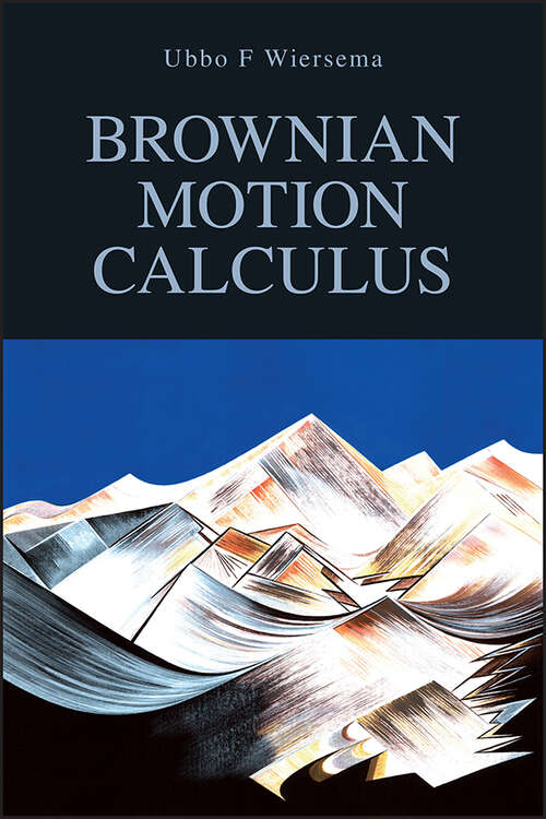 Book cover of Brownian Motion Calculus