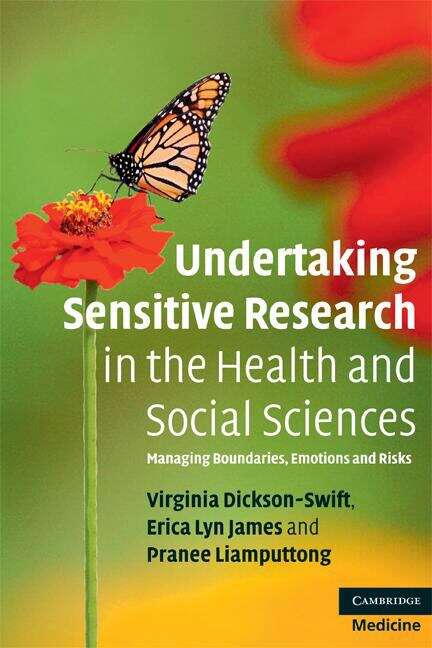 Book cover of Undertaking Sensitive Research In The Health And Social Sciences: Managing Boundaries, Emotions And Risks (PDF)