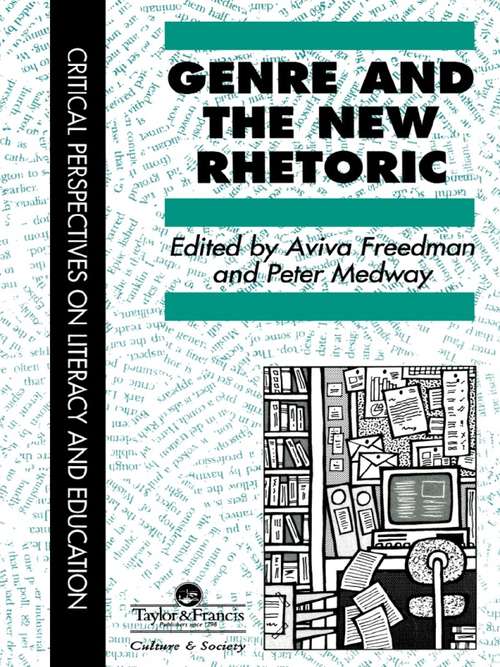 Book cover of Genre In The New Rhetoric