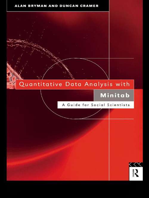 Book cover of Quantitative Data Analysis with Minitab: A Guide for Social Scientists