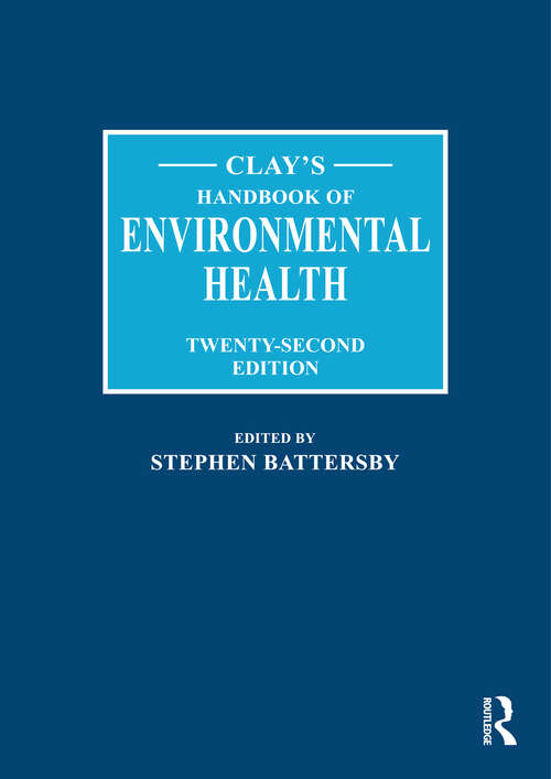 Book cover of Clay's Handbook of Environmental Health (22)