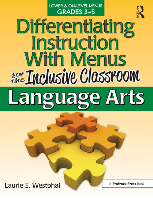 Book cover of Differentiating Instruction With Menus for the Inclusive Classroom: Language Arts (Grades 3-5)