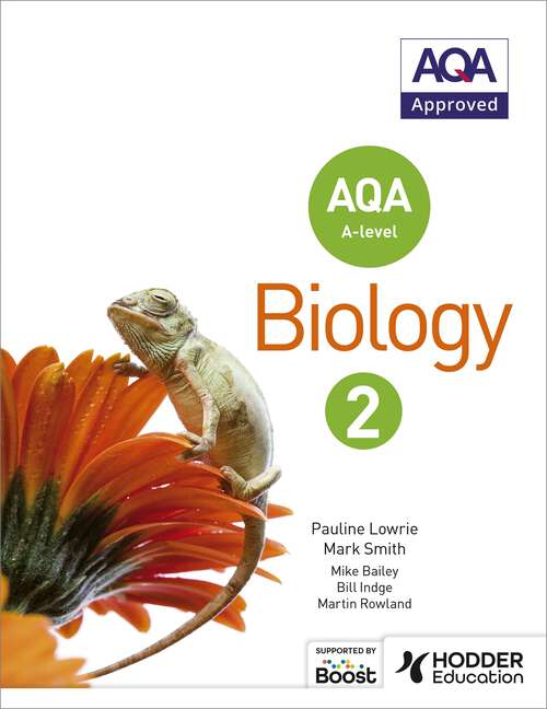 Book cover of AQA A Level Biology Student Book 2