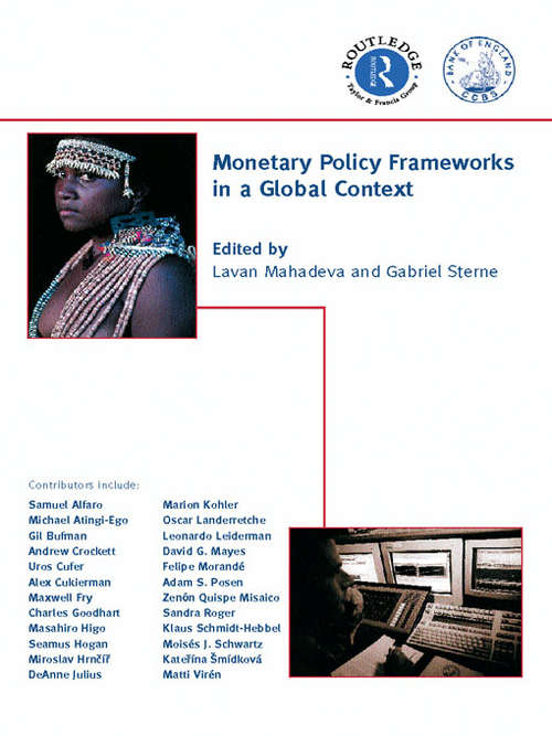 Book cover of Monetary Policy Frameworks in a Global Context (CENTRAL BANK GOVERNOR'S SYMPOSIUM)