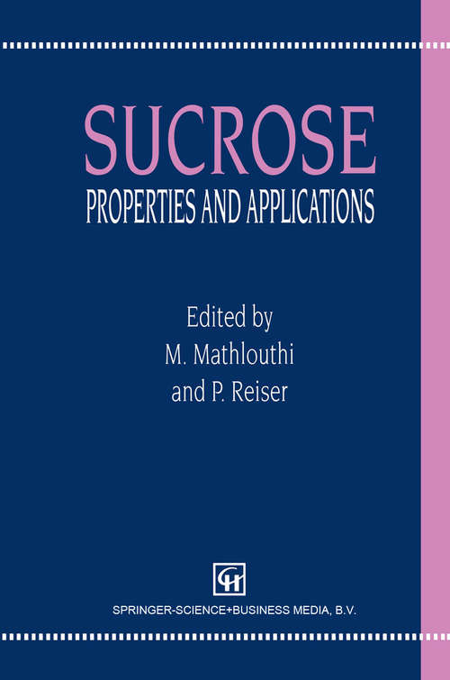 Book cover of Sucrose: Properties and Applications (1995) (Ilsi Human Nutrition Reviews Ser.)