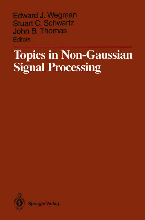 Book cover of Topics in Non-Gaussian Signal Processing (1989)