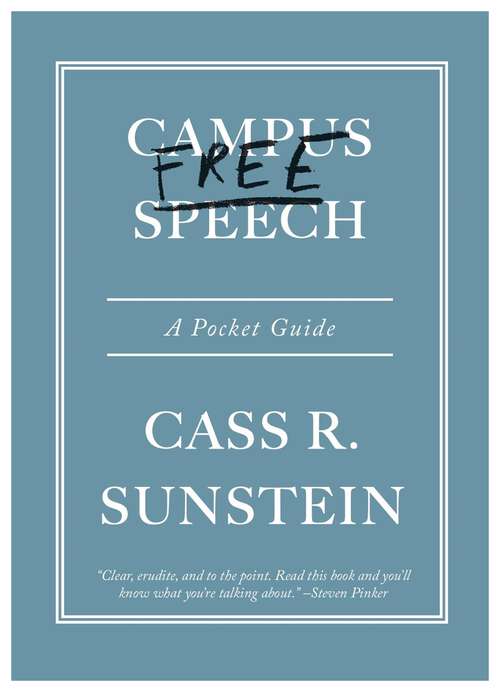 Book cover of Campus Free Speech: A Pocket Guide