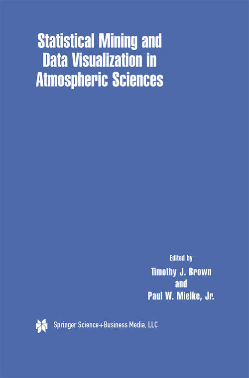 Book cover of Statistical Mining and Data Visualization in Atmospheric Sciences (2000)