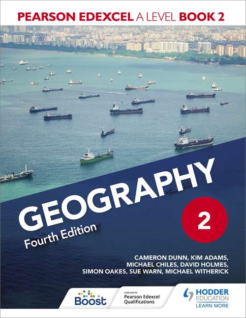 Book cover of Pearson Edexcel A Level Geography Book 2 Fourth Edition