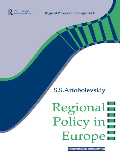 Book cover of Regional Policy in Europe (Regions and Cities)