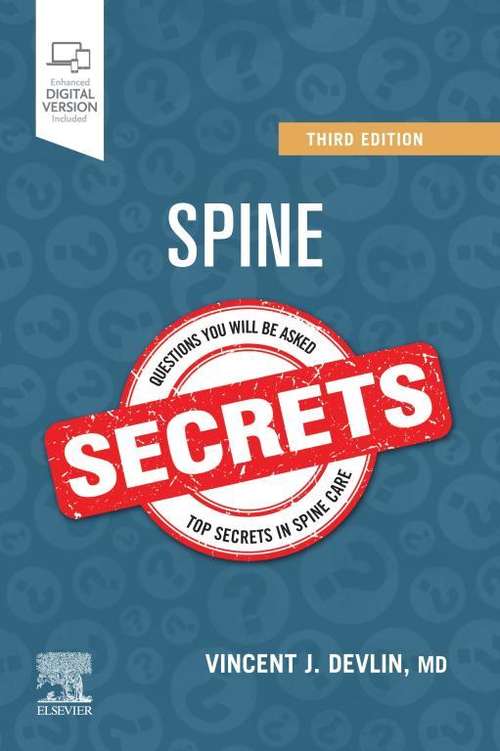 Book cover of Spine Secrets  E-Book (3) (Secrets)