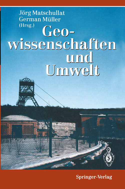 Book cover of Geowissenschaften und Umwelt (1994)