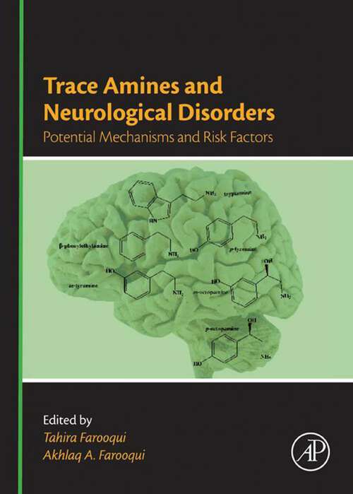 Book cover of Trace Amines and Neurological Disorders: Potential Mechanisms and Risk Factors