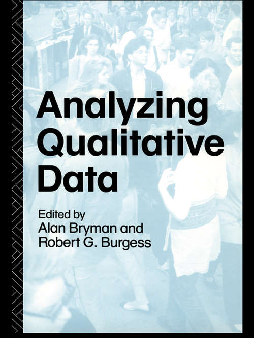 Book cover of Analyzing Qualitative Data