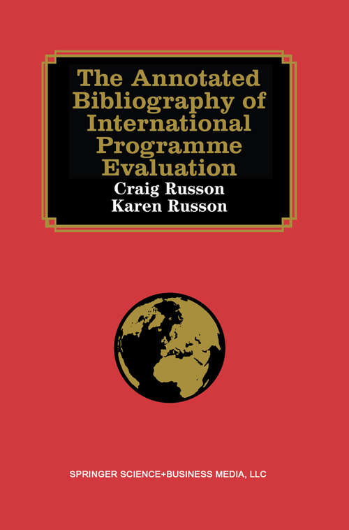 Book cover of The Annotated Bibliography of International Programme Evaluation (2000)