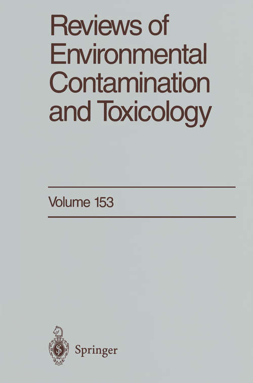 Book cover of Reviews of Environmental Contamination and Toxicology: Continuation of Residue Reviews (1997) (Reviews of Environmental Contamination and Toxicology #153)