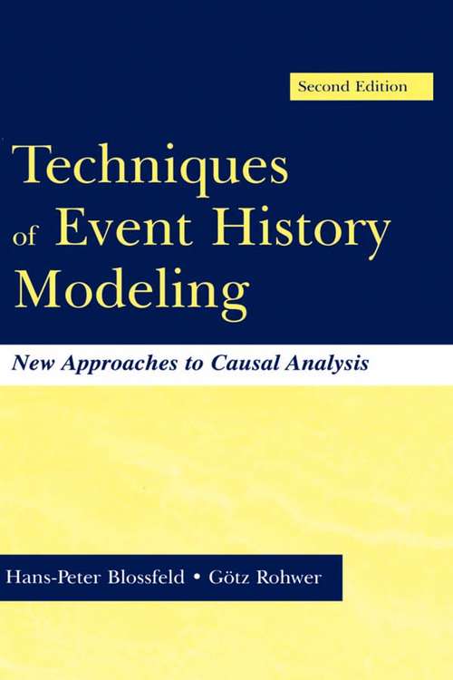 Book cover of Techniques of Event History Modeling: New Approaches to Casual Analysis (2)