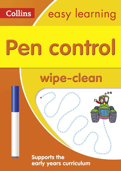 Book cover of Collins Easy Learning Preschool — PEN CONTROL AGE 3-5 WIPE CLEAN ACTIVITY BOOK (PDF)