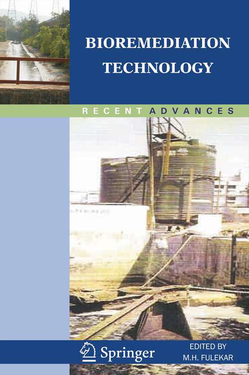 Book cover of Bioremediation Technology: Recent Advances (2010)