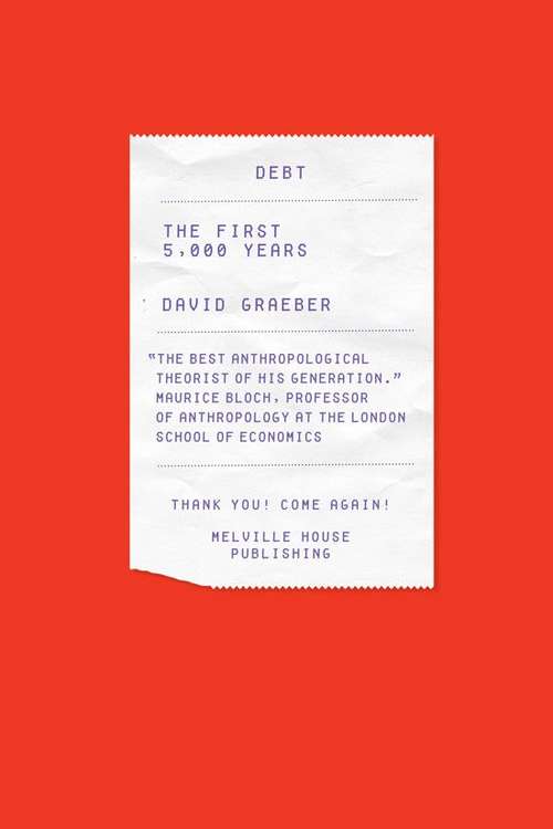 Book cover of Debt: The First 5,000 Years (PDF)