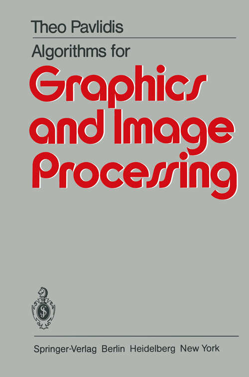 Book cover of Algorithms for Graphics and Image Processing (1982)