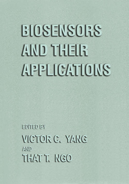 Book cover of Biosensors and Their Applications (2000)