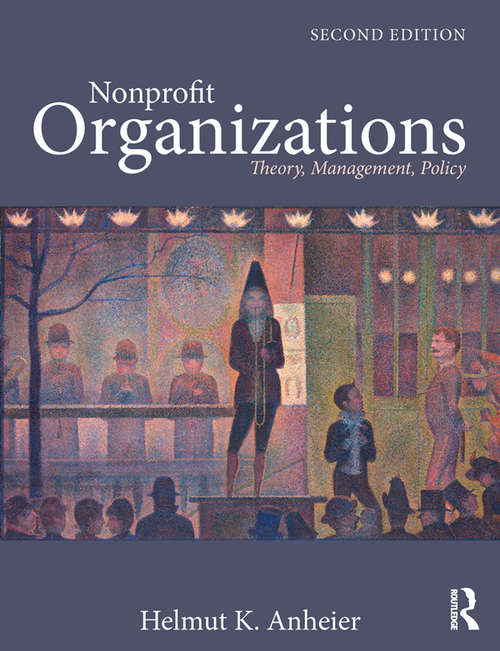 Book cover of Nonprofit Organizations: Theory, Management, Policy