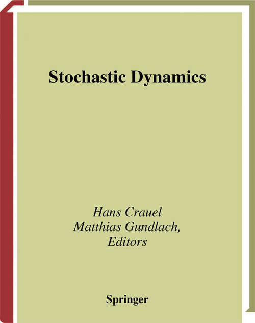 Book cover of Stochastic Dynamics (1999)