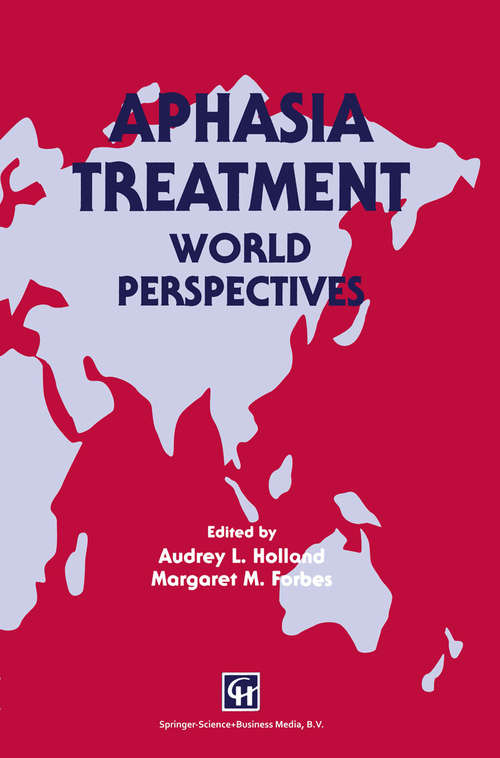 Book cover of Aphasia Treatment (pdf): World Perspectives (1993)