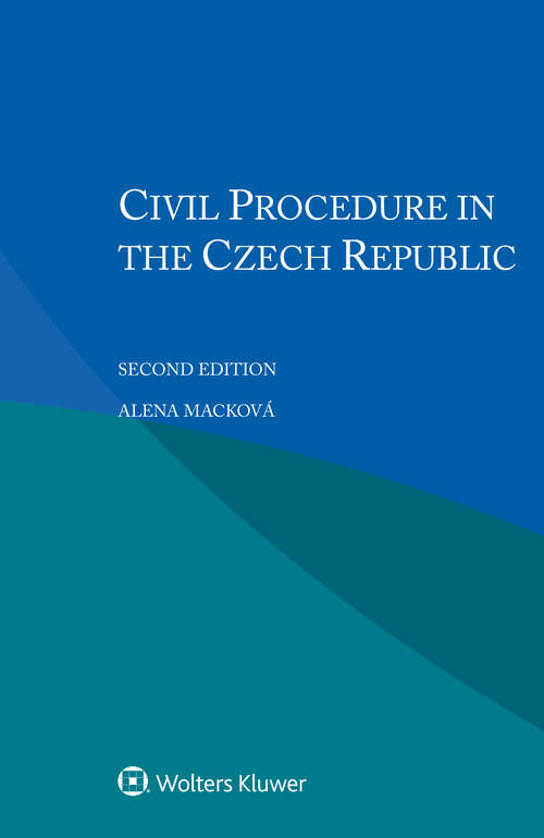 Book cover of Civil Procedure in the Czech Republic (2)