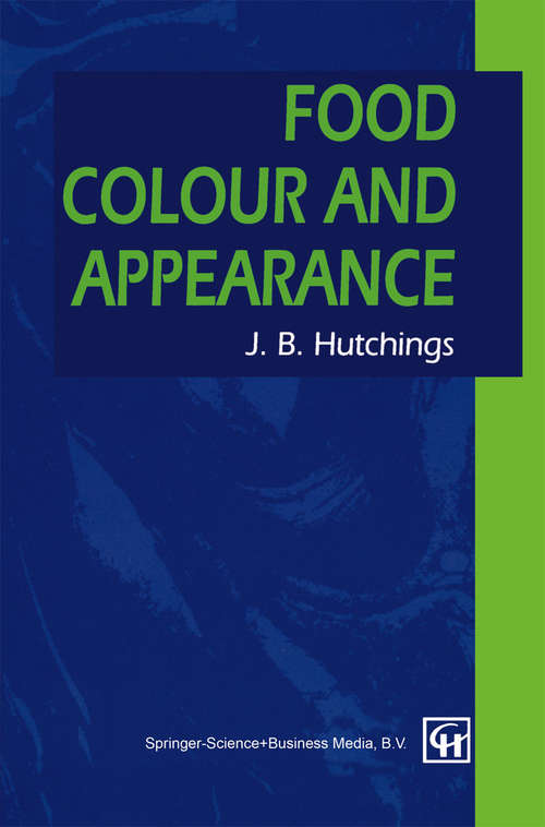 Book cover of Food Colour and Appearance (1994)