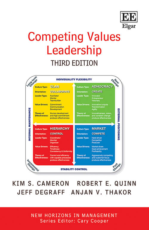 Book cover of Competing Values Leadership (New Horizons in Management series)