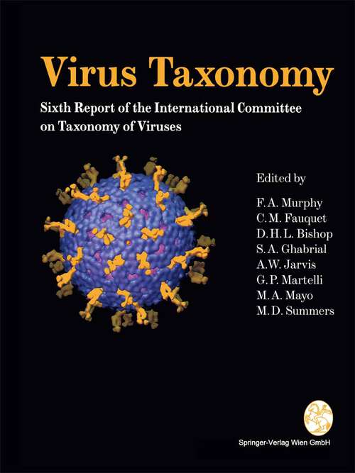 Book cover of Virus Taxonomy: Classification and Nomenclature of Viruses (1995) (Archives of Virology. Supplementa #10)