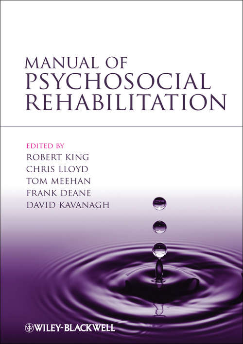 Book cover of Manual of Psychosocial Rehabilitation (2)