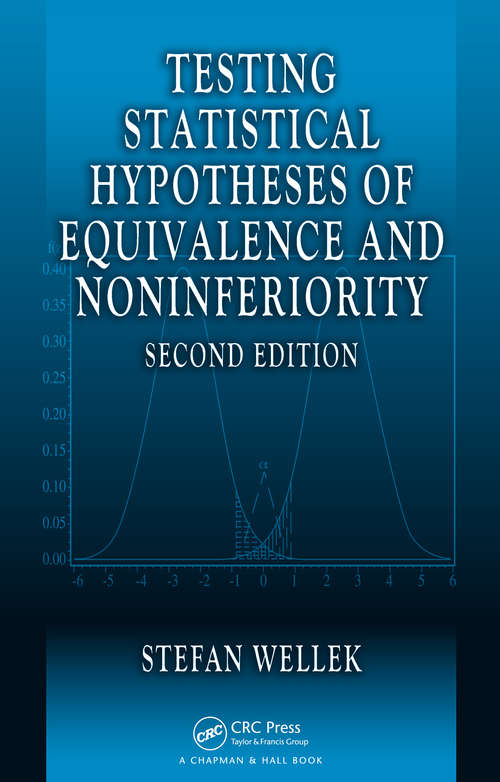 Book cover of Testing Statistical Hypotheses of Equivalence and Noninferiority (2)