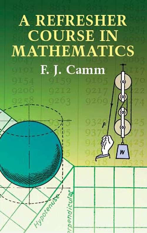 Book cover of A Refresher Course in Mathematics