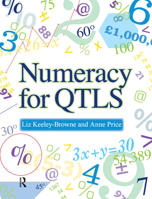 Book cover of Numeracy for QTLS: Achieving the Minimum Core