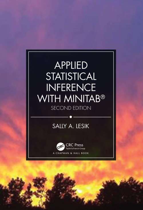 Book cover of Applied Statistical Inference with MINITAB®, Second Edition (2)