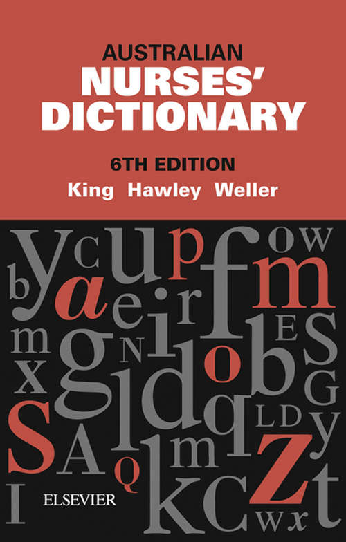 Book cover of Australian Nurses' Dictionary (6)