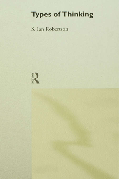 Book cover of Types of Thinking
