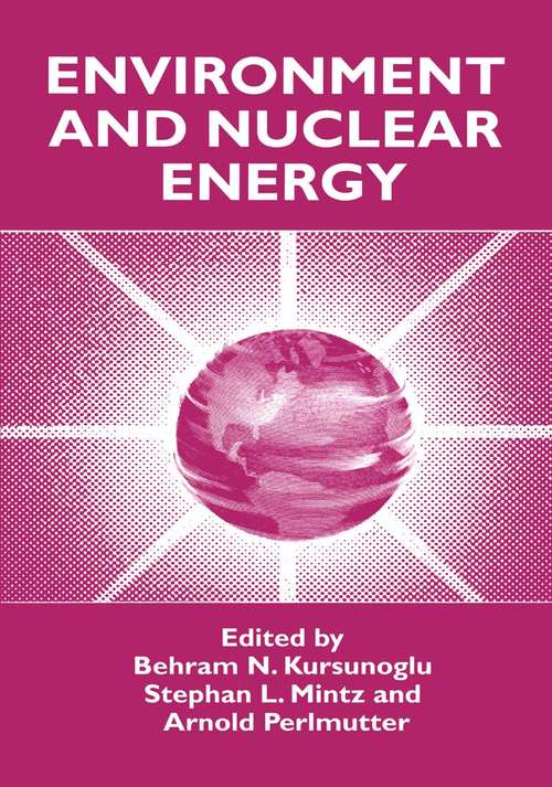 Book cover of Environment and Nuclear Energy (1998)