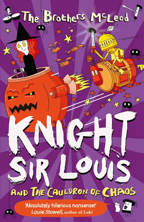 Book cover of Knight Sir Louis and the Cauldron of Chaos