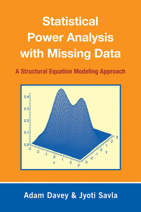 Book cover of Statistical Power Analysis with Missing Data: A Structural Equation Modeling Approach