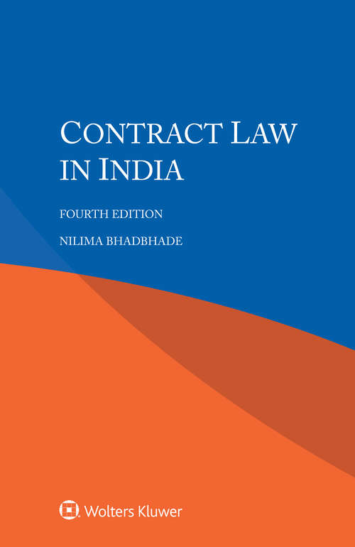 Book cover of Contract Law in India