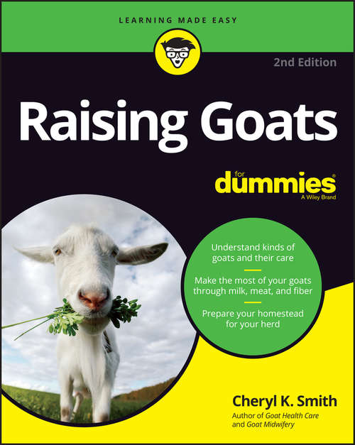 Book cover of Raising Goats For Dummies (2)