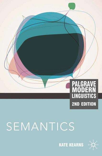 Book cover of Semantics, 2nd Edition (PDF)