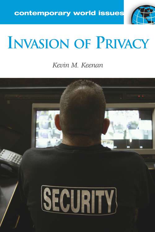 Book cover of Invasion of Privacy: A Reference Handbook (Contemporary World Issues)